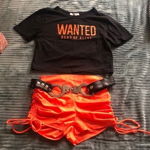 Convict Halloween costume size small